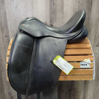 17.5" Adj *Set W - 6" NSC - Anika Dressage Saddle, Front & Rear Gusset Panels, XLg Front Blocks, Flaps: 15.5"L x 9.5"W Serial #: 2012 17.5 XW 80754
