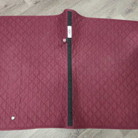 Light Quilt Dressage Saddle Pad *vgc, hair, mnr dirt & residue, clean, puckers
