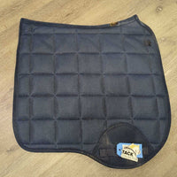 Shaped Padded Mesh Dressage Saddle Pad, Mesh Spine *gc, residue & dirt, hair, cut tabs, mnr rubs
