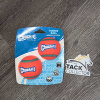 Dog ChuckIt Tennis Balls, 2, Packaging, *new
