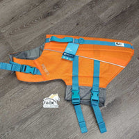 Dog Tidal Life Vest, Snaps, Handle, Tag, *new
