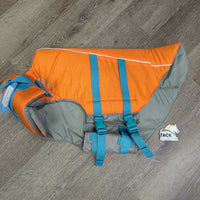 Dog Tidal Life Vest, Snaps, Handle, Tag, *new
