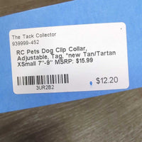 Dog Clip Collar, Adjustable, Tag, *new

