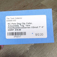 Dog Clip Collar, Adjustable, Tag, *new
