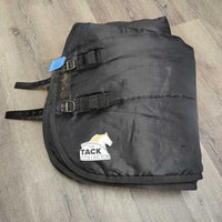 300? Hvy Winter Stable Blanket, 2 legs *vgc, dirty, residue, mnr hair & rubs
