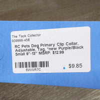 Dog Primary Clip Collar, Adjustable, Tag, *new
