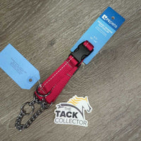 Dog Primary Training Clip Collar, Chain, Adjustable, Tag, *new
