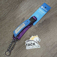 Dog Primary Training Clip Collar, Chain, Adjustable, Tag, *new

