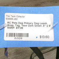 Dog Primary Dog Leash, Snap, Tag, *new
