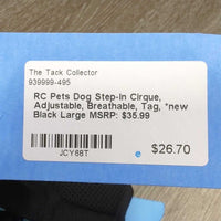 Dog Step-In Cirque, Adjustable, Breathable, Tag, *new

