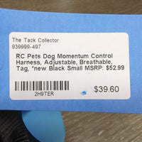 Dog Momentum Control Harness, Adjustable, Breathable, Tag, *new
