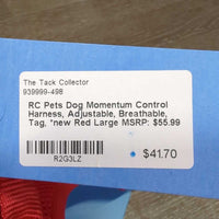 Dog Momentum Control Harness, Adjustable, Breathable, Tag, *new
