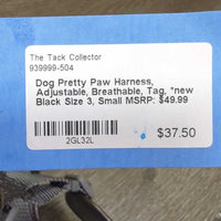 Dog Pretty Paw Harness, Adjustable, Breathable, Tag, *new

