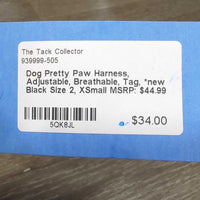 Dog Pretty Paw Harness, Adjustable, Breathable, Tag, *new
