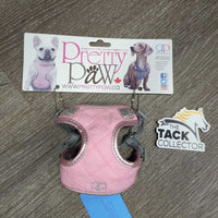 Dog Pretty Paw Harness, Adjustable, Breathable, Tag, *new
