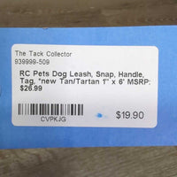 Dog Leash, Snap, Handle, Tag, *new
