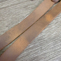 Dog Twisted Leather Leash, Snap, Handle, Tag, *new
