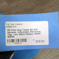 Dog Tempo No Pull Harness, Adjustable, Reflective, Tag, *new

