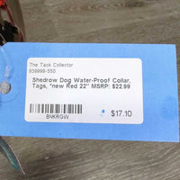Dog Water-Proof Collar, Tags, *new
