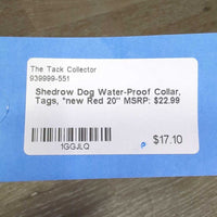 Dog Water-Proof Collar, Tags, *new
