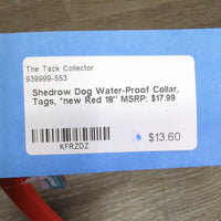 Dog Water-Proof Collar, Tags, *new
