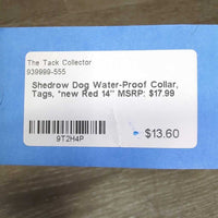 Dog Water-Proof Collar, Tags, *new
