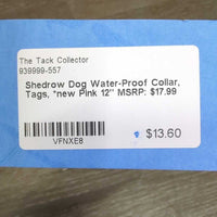 Dog Water-Proof Collar, Tags, *new
