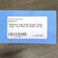 Dog Water-Proof Collar, Tags, *new
