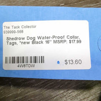 Dog Water-Proof Collar, Tags, *new
