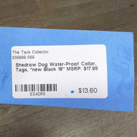 Dog Water-Proof Collar, Tags, *new
