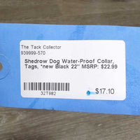 Dog Water-Proof Collar, Tags, *new

