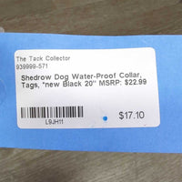 Dog Water-Proof Collar, Tags, *new
