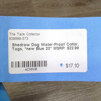 Dog Water-Proof Collar, Tags, *new

