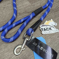 Dog Camino Rope Leash, Snap, Handle, Tag, *new
