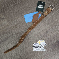 Dog Tribe Leather Collar, Tag, *new
