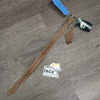 Dog Tribe Leather Collar, Tag, *new

