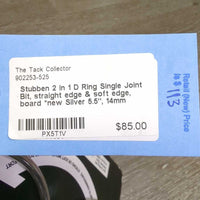 D Ring Single Joint Bit, straight edge & soft edge, board *new
