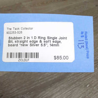 D Ring Single Joint Bit, straight edge & soft edge, board *new
