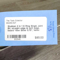 D Ring Single Joint Bit, straight edge & soft edge, board *new

