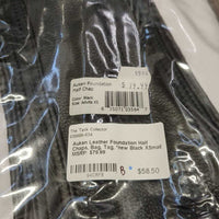 Leather Foundation Half Chaps, Bag, Tag, *new
