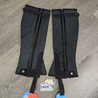 Synthetic Endurance Half Chaps, Inside Grip, Bag, Tag, *new
