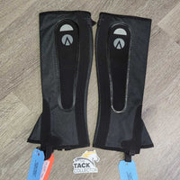 Synthetic Endurance Half Chaps, Inside Grip, Bag, Tag, *new
