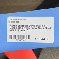 Essential Synthetic Half Chaps, Bag, Tags, *new
