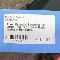 Essential Synthetic Half Chaps, Bag, Tags, *new
