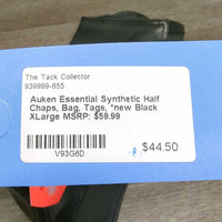 Essential Synthetic Half Chaps, Bag, Tags, *new
