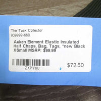 Element Elastic Insulated Half Chaps, Bag, Tags, *new
