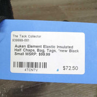 Element Elastic Insulated Half Chaps, Bag, Tags, *new
