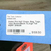 Pro Half Chaps, Bag, Tags, *new
