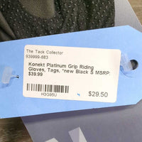 Platinum Grip Riding Gloves, Tags, *new
