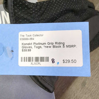 Platinum Grip Riding Gloves, Tags, *new
